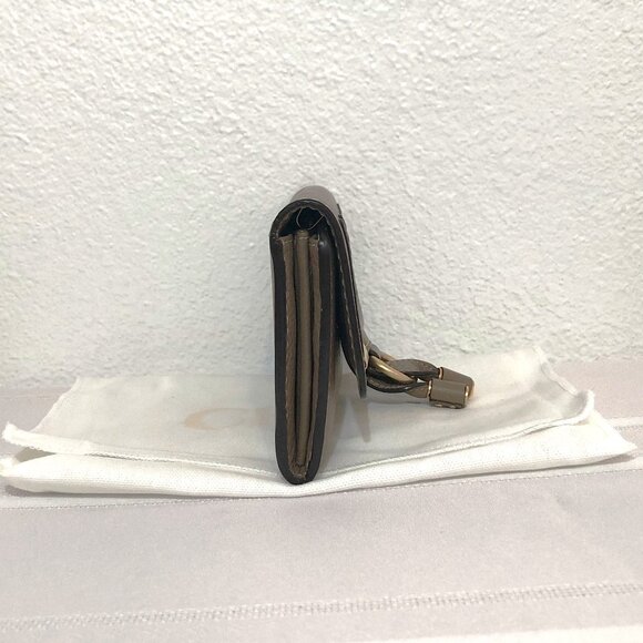 Chloé Marcie Long Flap Leather Wallet NWOT - Picture 5 of 10